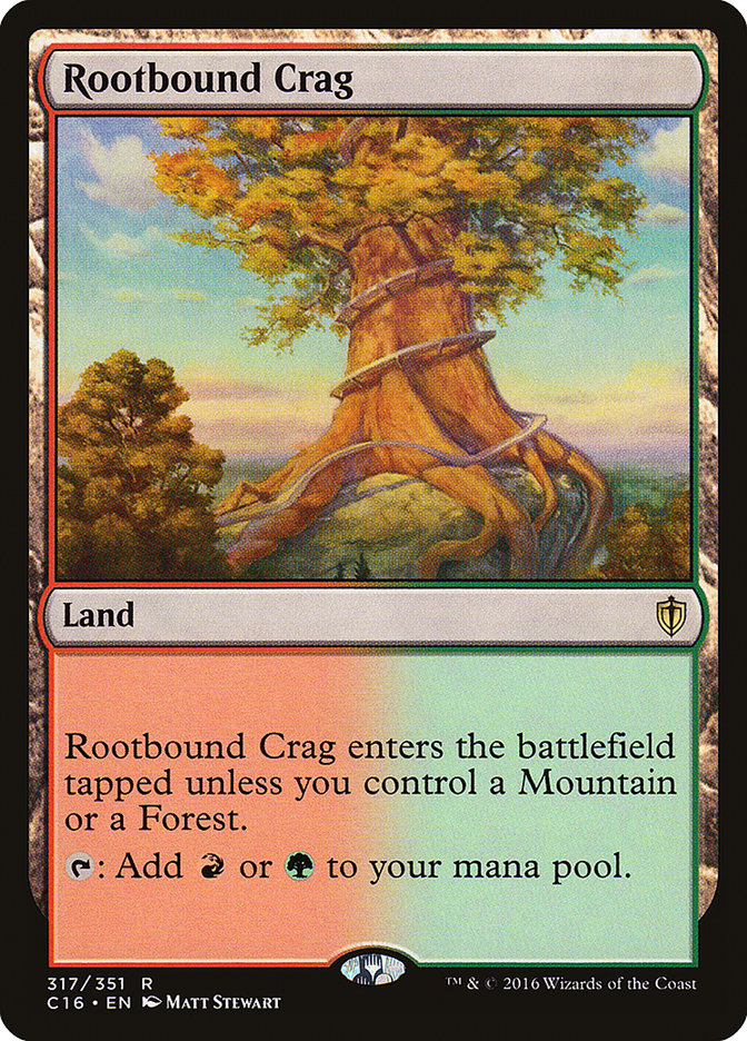 Rootbound Crag [Commander 2016] | Card Citadel