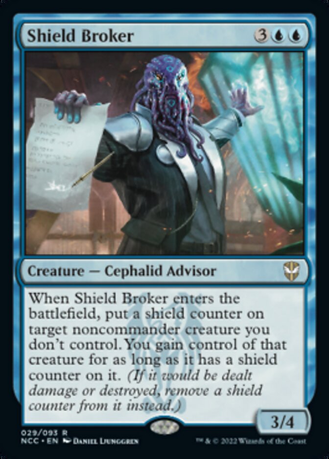 Shield Broker [Streets of New Capenna Commander] | Card Citadel