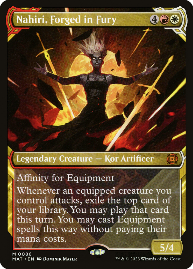 Nahiri, Forged in Fury (Showcase) [March of the Machine: The Aftermath] | Card Citadel