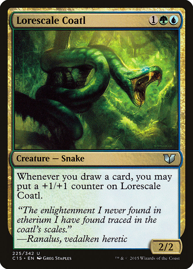 Lorescale Coatl [Commander 2015] | Card Citadel