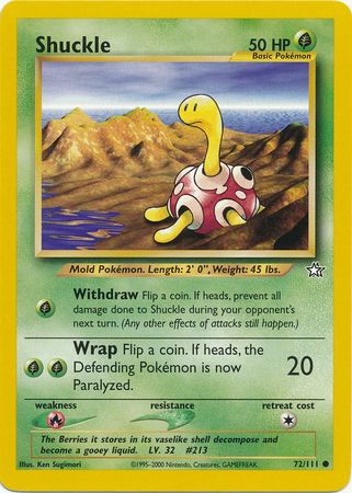 Shuckle (72/111) [Neo Genesis Unlimited] | Card Citadel