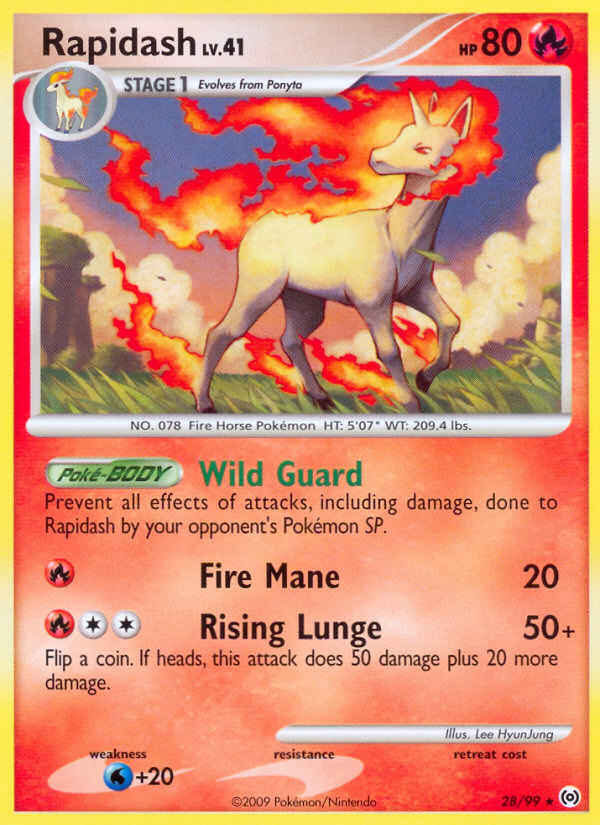 Rapidash (28/99) [Platinum: Arceus] | Card Citadel