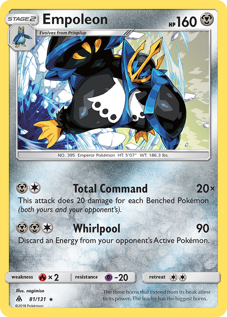 Empoleon (81/131) [Sun & Moon: Forbidden Light] | Card Citadel