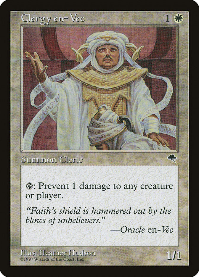 Clergy en-Vec [Tempest] | Card Citadel