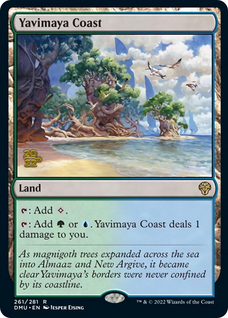 Yavimaya Coast [Dominaria United Prerelease Promos] | Card Citadel