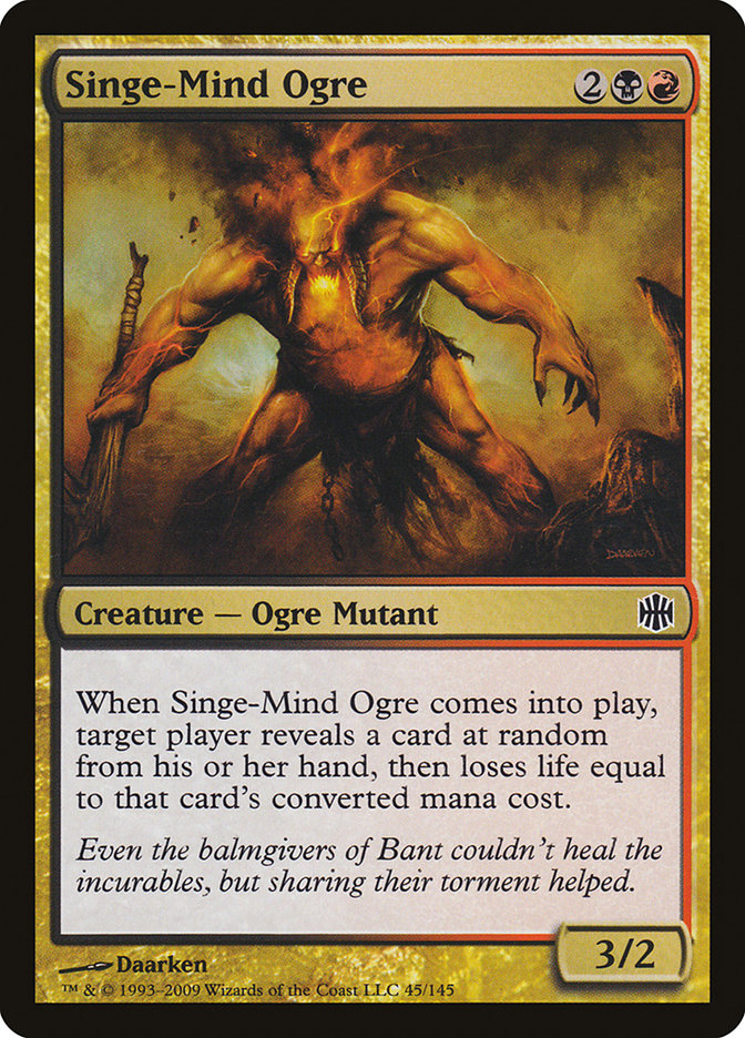 Singe-Mind Ogre [Alara Reborn] | Card Citadel