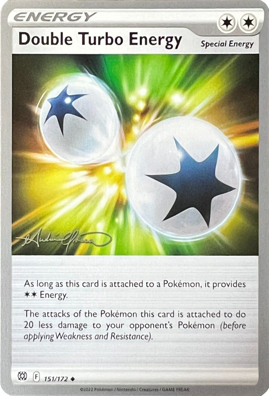 Double Turbo Energy (151/172) (The Shape of Mew - Andre Chiasson) [World Championships 2022] | Card Citadel