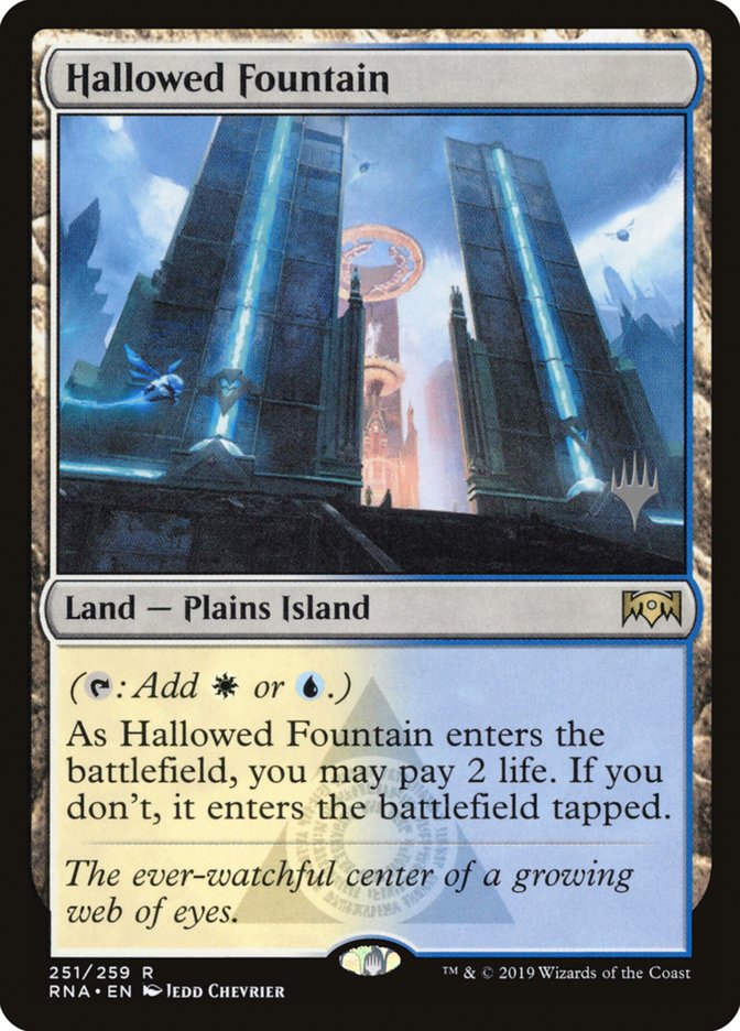 Hallowed Fountain [Ravnica Allegiance Promos] | Card Citadel
