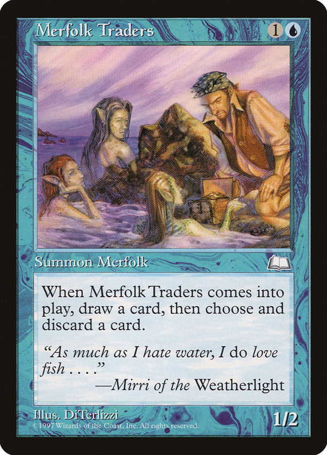 Merfolk Traders [Weatherlight] | Card Citadel