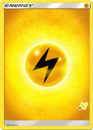 Lightning Energy (Pikachu Stamp #35) [Battle Academy 2020] | Card Citadel