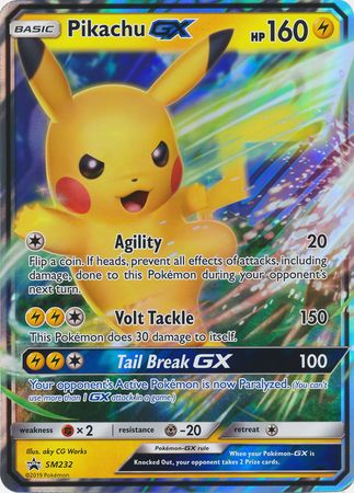 Pikachu GX (SM232) (Jumbo Card) [Sun & Moon: Black Star Promos] | Card Citadel