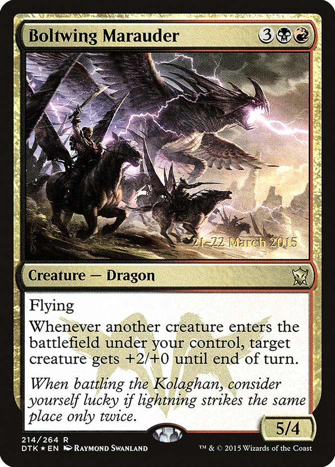 Boltwing Marauder [Dragons of Tarkir Promos] | Card Citadel