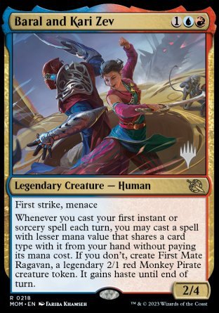 Baral and Kari Zev (Promo Pack) [March of the Machine Promos] | Card Citadel
