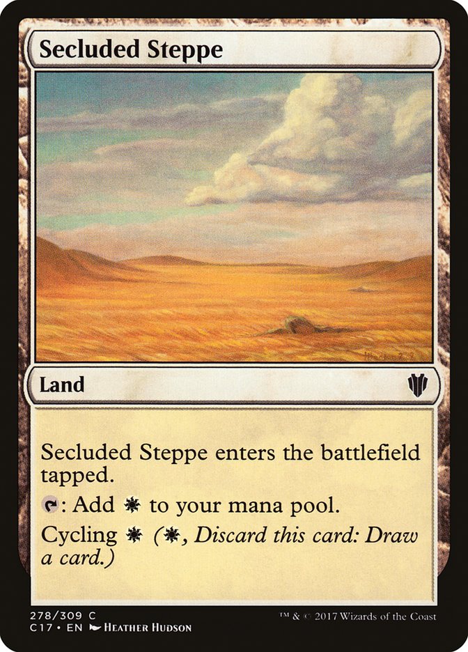 Secluded Steppe [Commander 2017] | Card Citadel