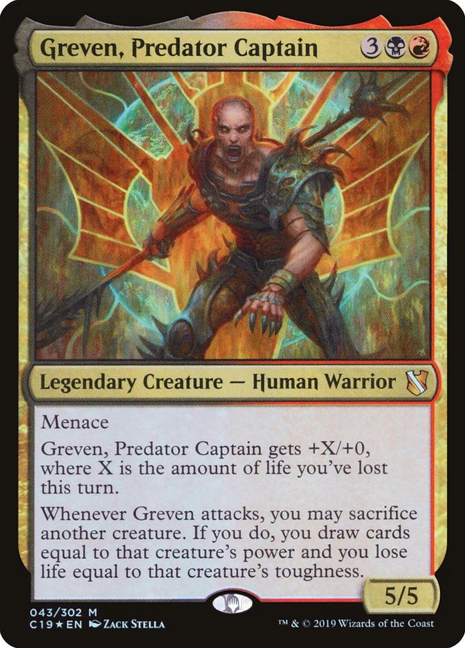 Greven, Predator Captain [Commander 2019] | Card Citadel