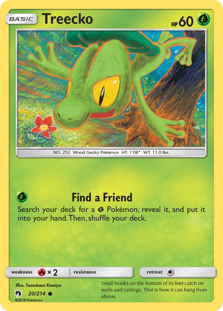 Treecko (20/214) [Sun & Moon: Lost Thunder] | Card Citadel