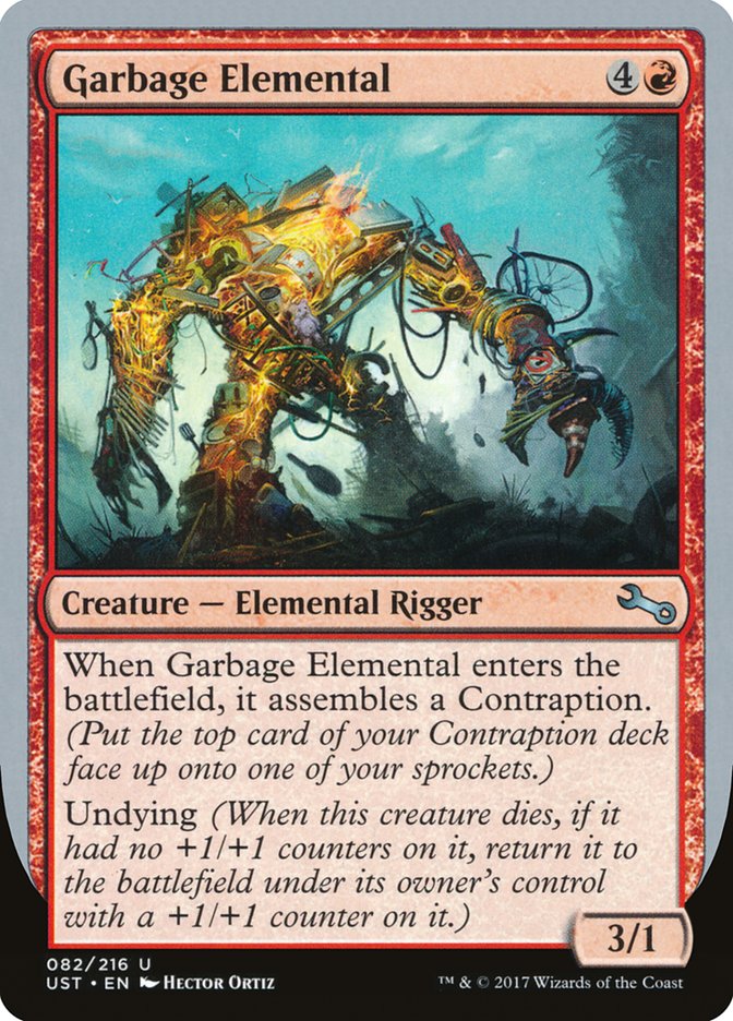 Garbage Elemental (3/1 Creature) [Unstable] | Card Citadel