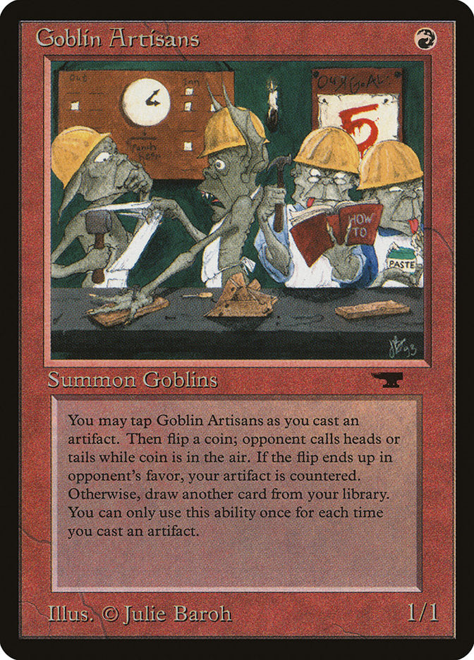 Goblin Artisans [Antiquities] | Card Citadel