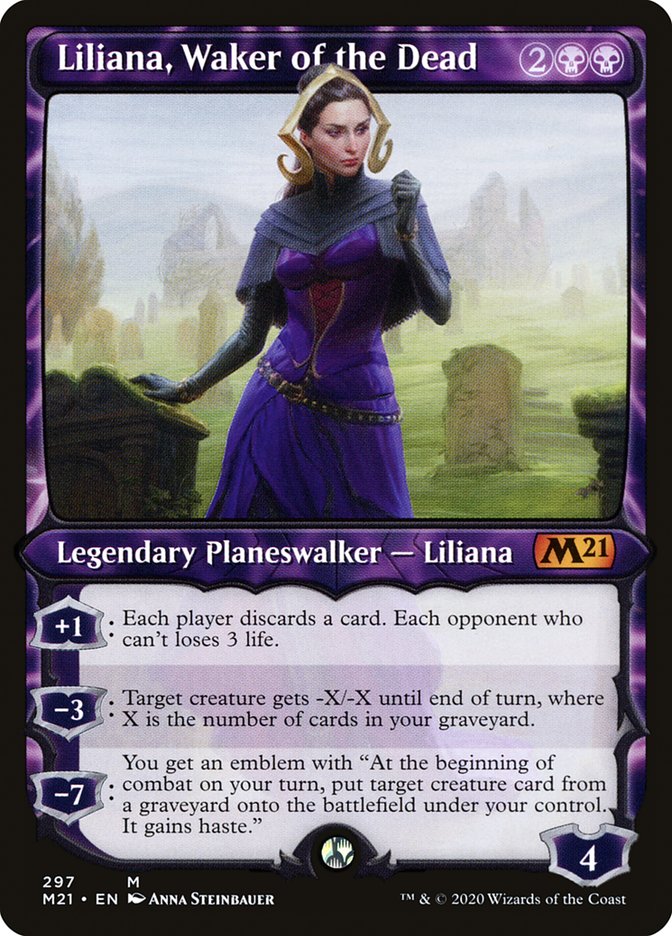 Liliana, Waker of the Dead (Showcase) [Core Set 2021] | Card Citadel