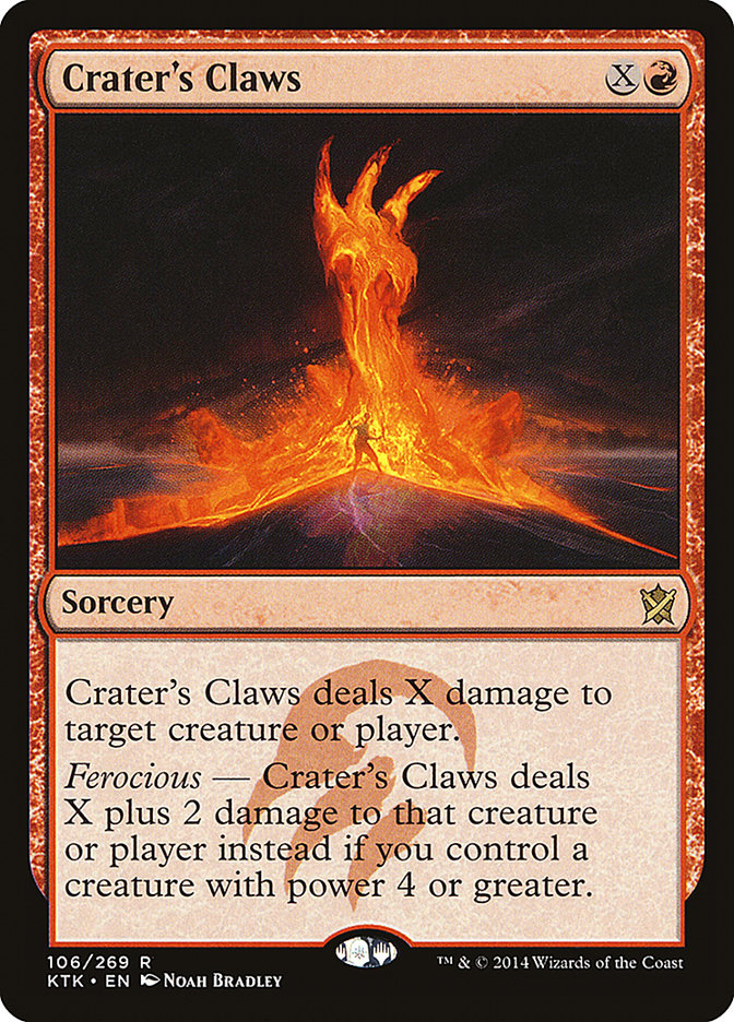 Crater's Claws [Khans of Tarkir] | Card Citadel