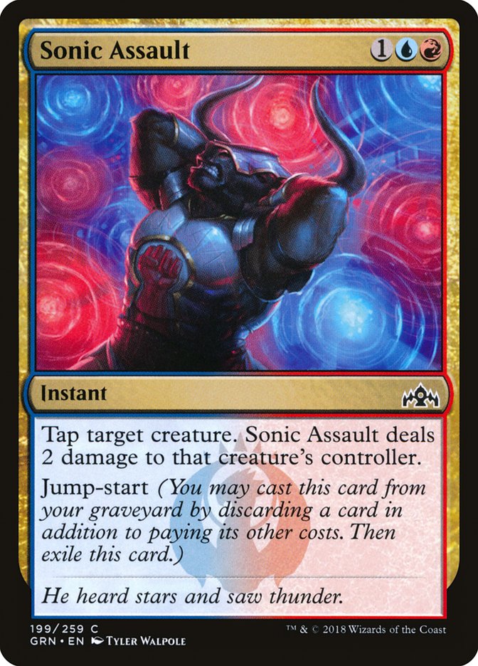 Sonic Assault [Guilds of Ravnica] | Card Citadel