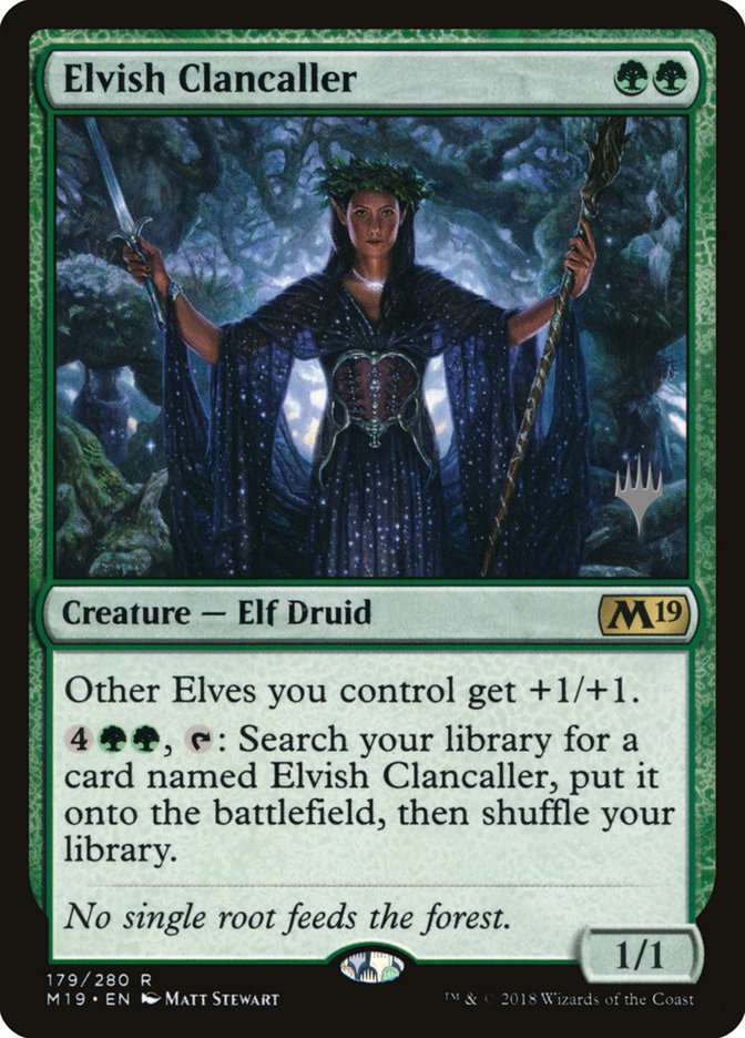 Elvish Clancaller [Core Set 2019 Promos] | Card Citadel