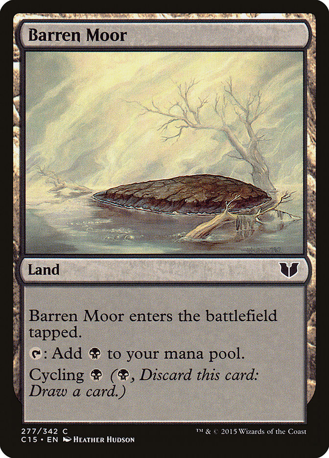 Barren Moor [Commander 2015] | Card Citadel