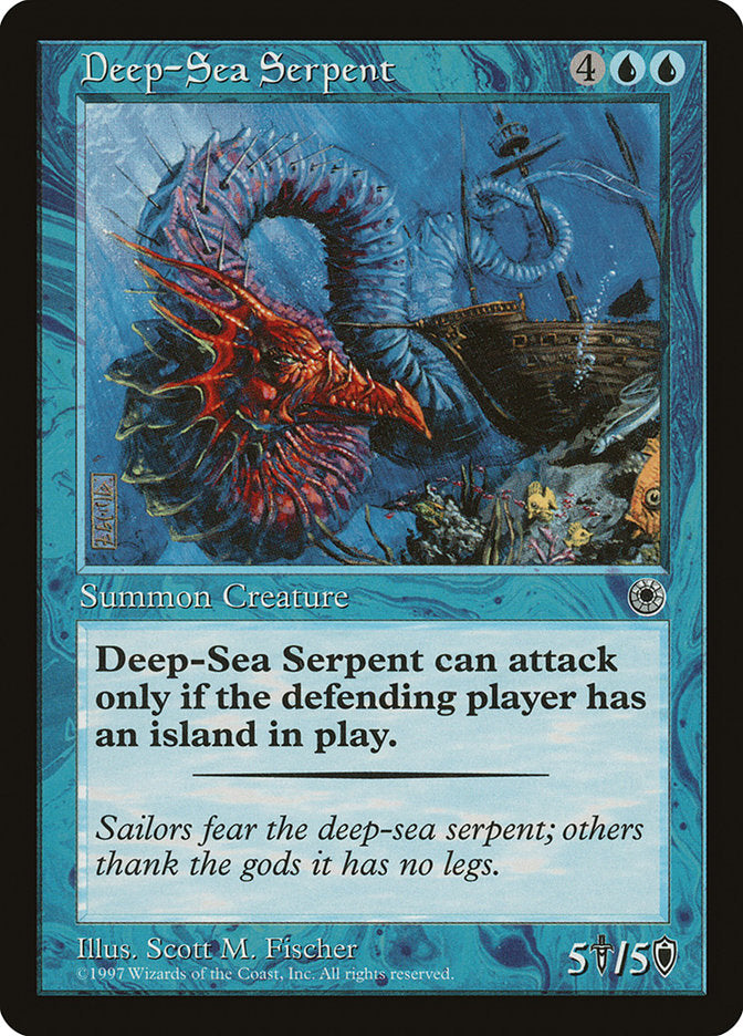 Deep-Sea Serpent [Portal] | Card Citadel