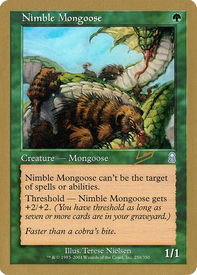 Nimble Mongoose (Raphael Levy) [World Championship Decks 2002] | Card Citadel