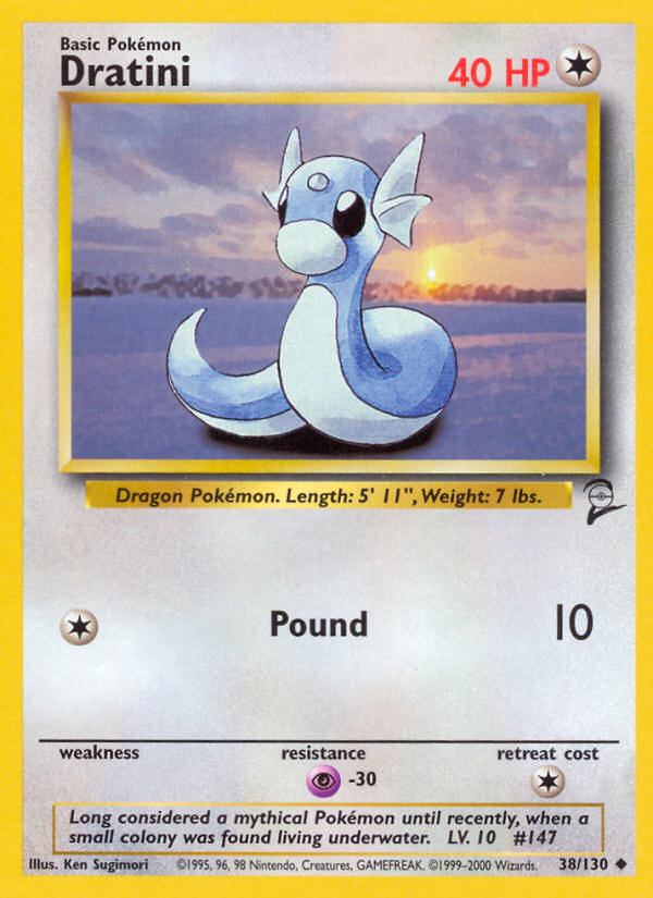 Dratini (38/130) [Base Set 2] | Card Citadel