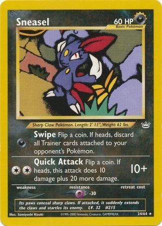 Sneasel (24/64) [Neo Revelation Unlimited] | Card Citadel