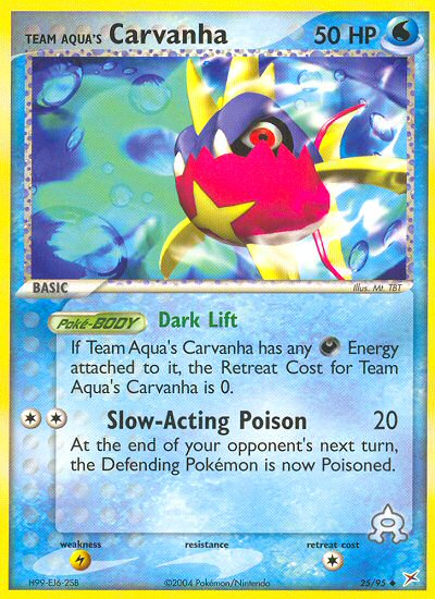 Team Aqua's Carvanha (25/95) [EX: Team Magma vs Team Aqua] | Card Citadel