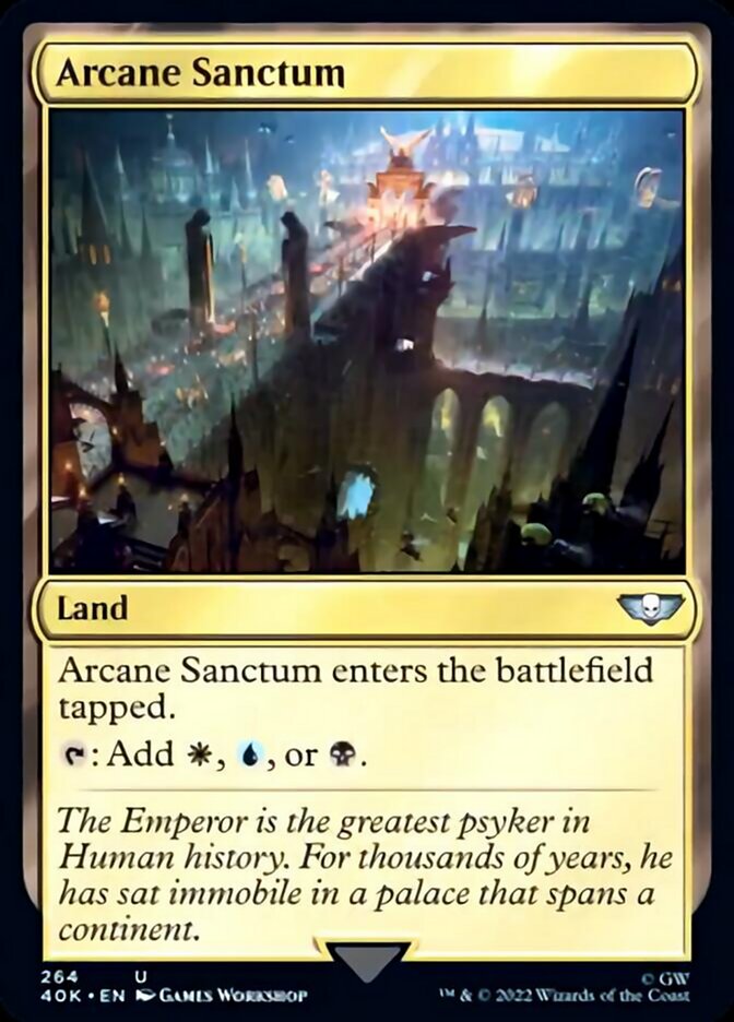 Arcane Sanctum (Surge Foil) [Universes Beyond: Warhammer 40,000] | Card Citadel