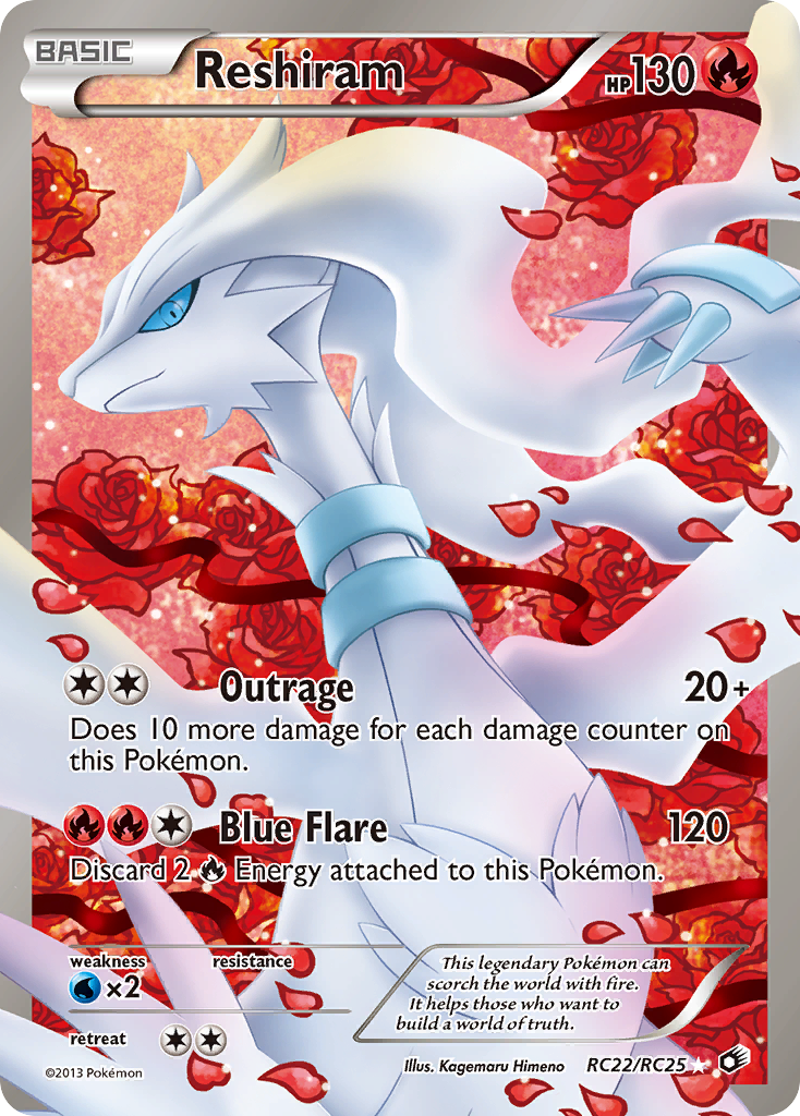 Reshiram (RC22/RC25) [Black & White: Legendary Treasures] | Card Citadel