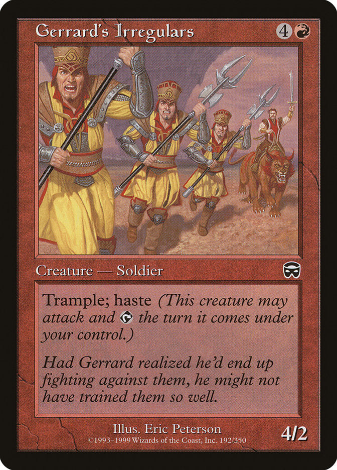 Gerrard's Irregulars [Mercadian Masques] | Card Citadel