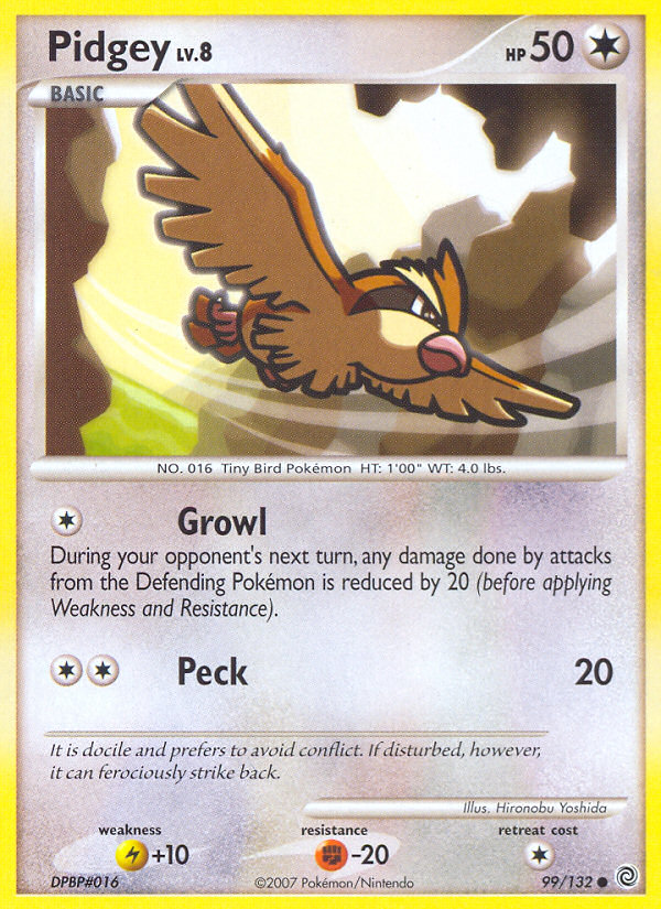 Pidgey (99/132) [Diamond & Pearl: Secret Wonders] | Card Citadel