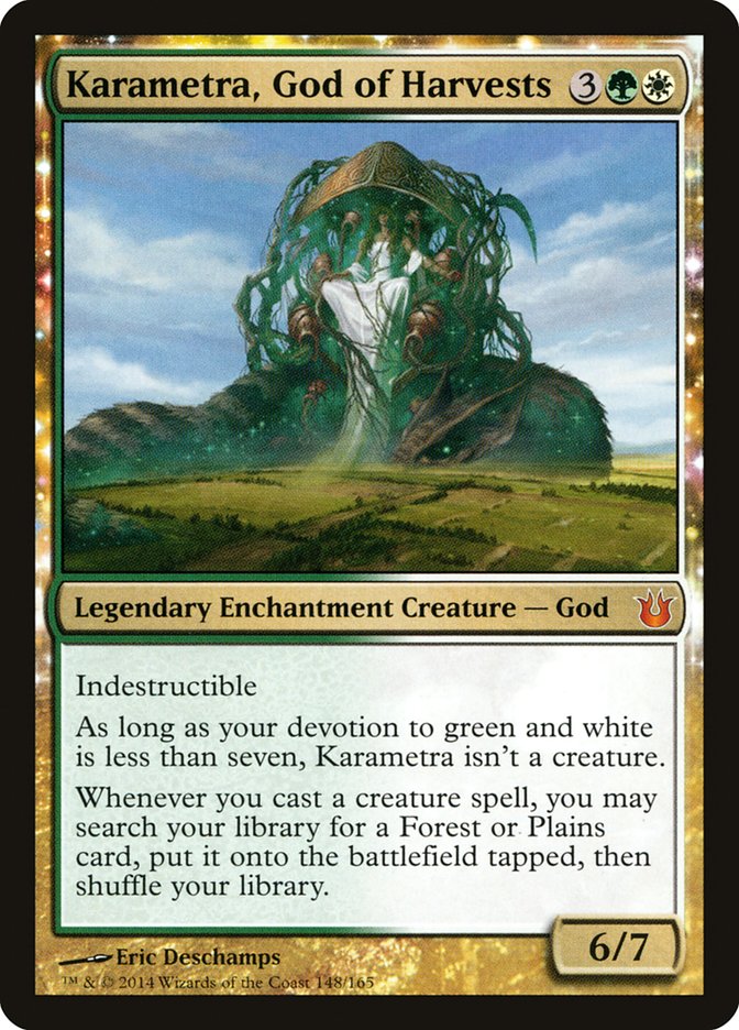 Karametra, God of Harvests [Born of the Gods] | Card Citadel