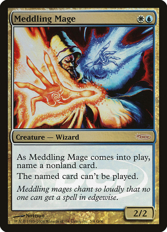 Meddling Mage [Judge Gift Cards 2006] | Card Citadel