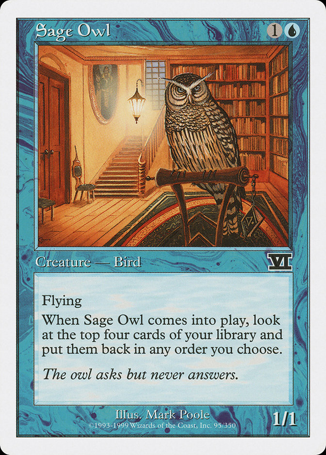 Sage Owl [Classic Sixth Edition] | Card Citadel