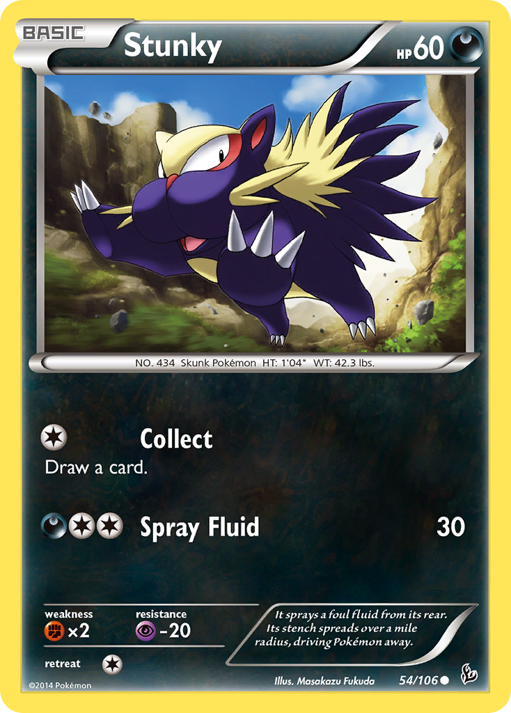 Stunky (54/106) [XY: Flashfire] | Card Citadel