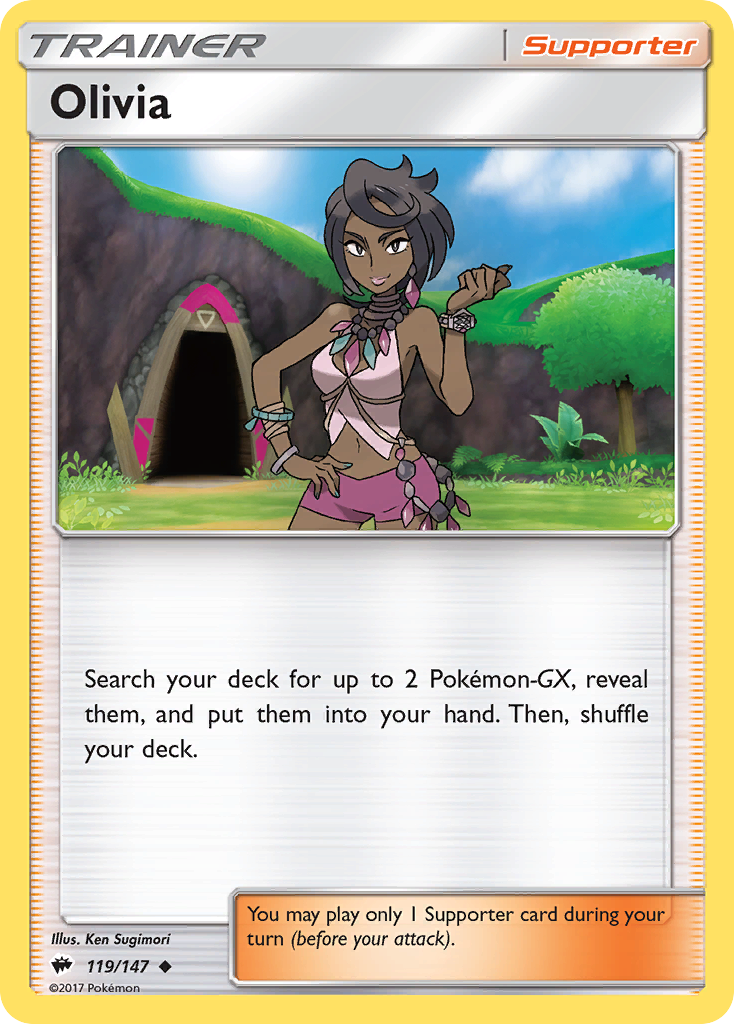 Olivia (119/147) [Sun & Moon: Burning Shadows] | Card Citadel