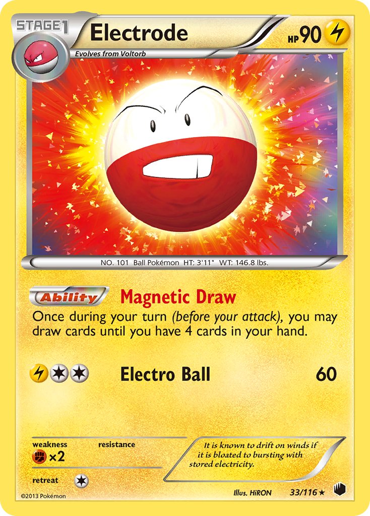 Electrode (33/116) (Theme Deck Exclusive) [Black & White: Plasma Freeze] | Card Citadel