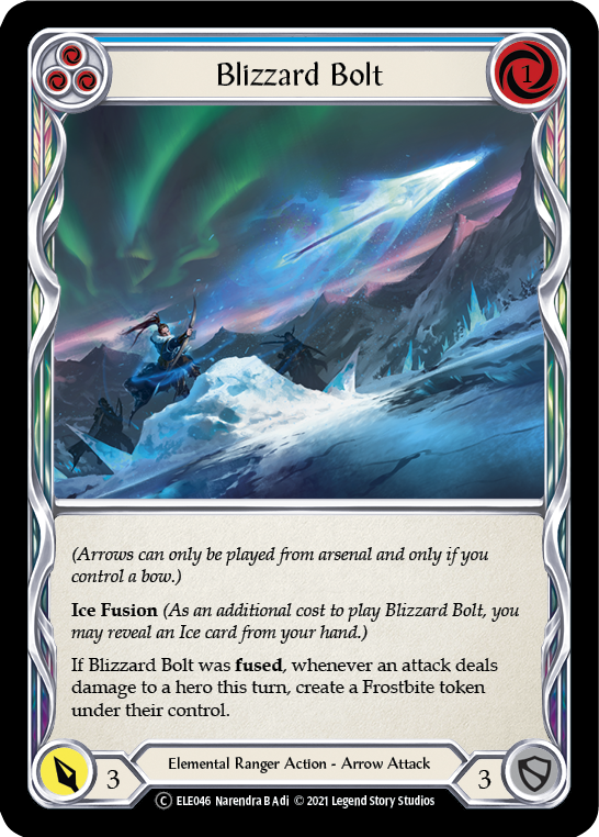 Blizzard Bolt (Blue) [U-ELE046] Unlimited Normal | Card Citadel