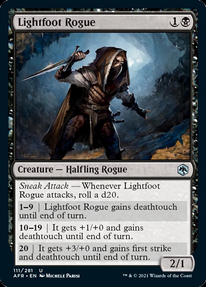 Lightfoot Rogue [Dungeons & Dragons: Adventures in the Forgotten Realms] | Card Citadel