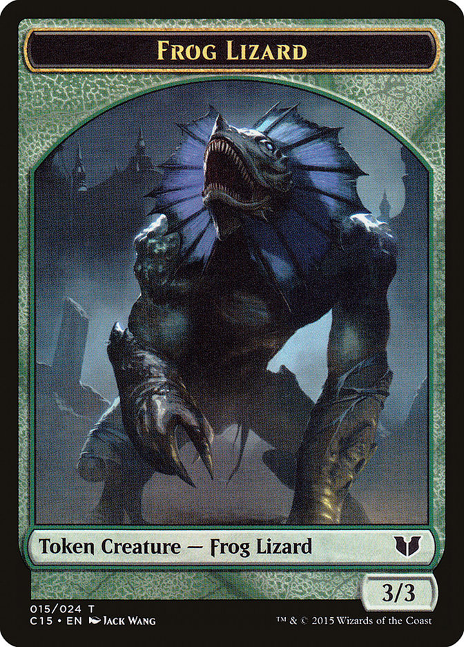 Frog Lizard Token [Commander 2015 Tokens] | Card Citadel