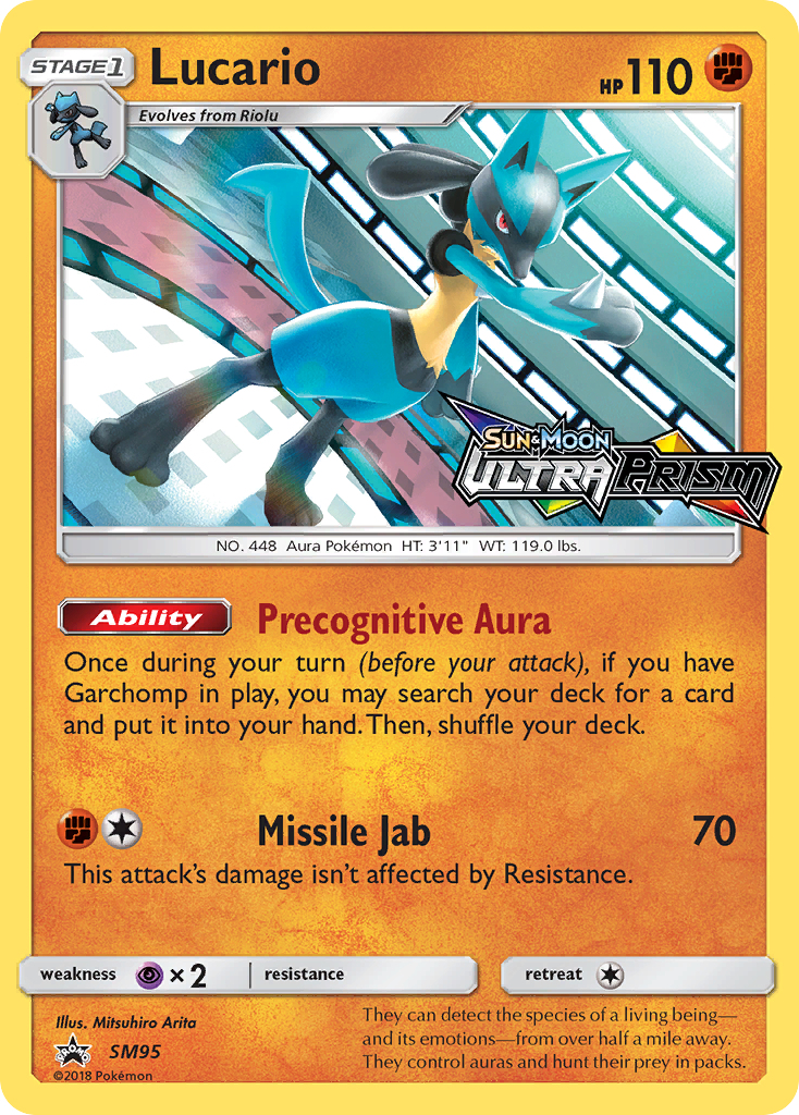 Lucario (SM95) (Prerelease Promo) [Sun & Moon: Black Star Promos] | Card Citadel