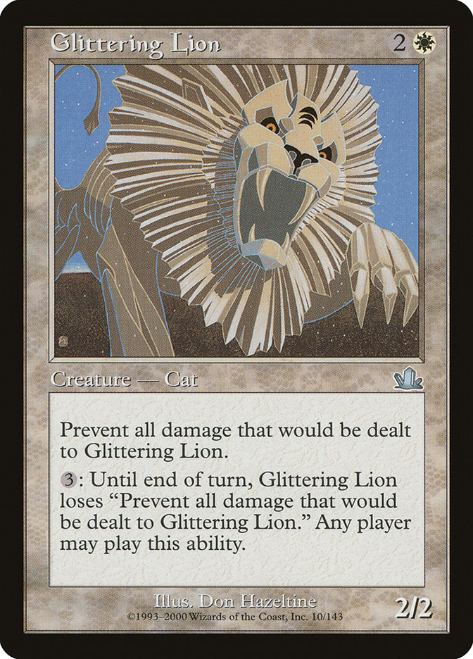 Glittering Lion [Prophecy] | Card Citadel