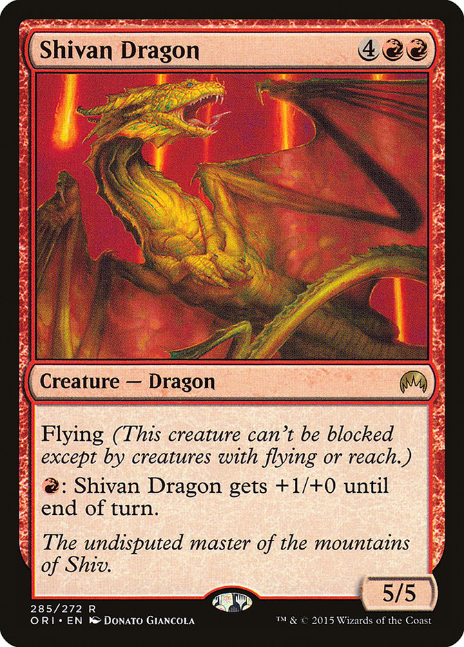 Shivan Dragon [Magic Origins] | Card Citadel