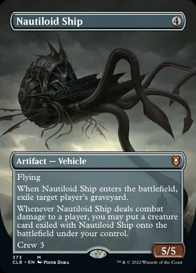 Nautiloid Ship (Borderless Alternate Art) [Commander Legends: Battle for Baldur's Gate] | Card Citadel