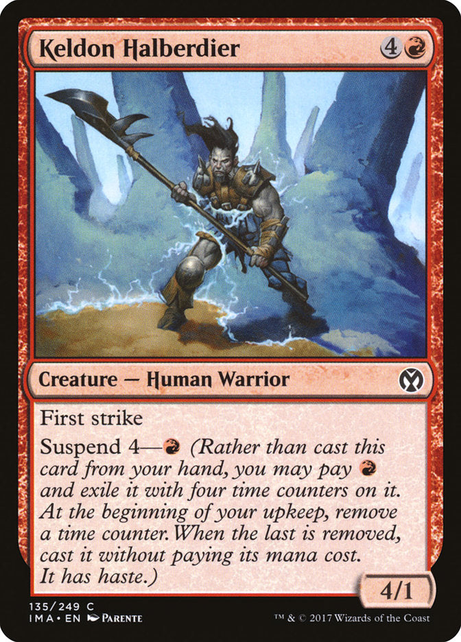 Keldon Halberdier [Iconic Masters] | Card Citadel